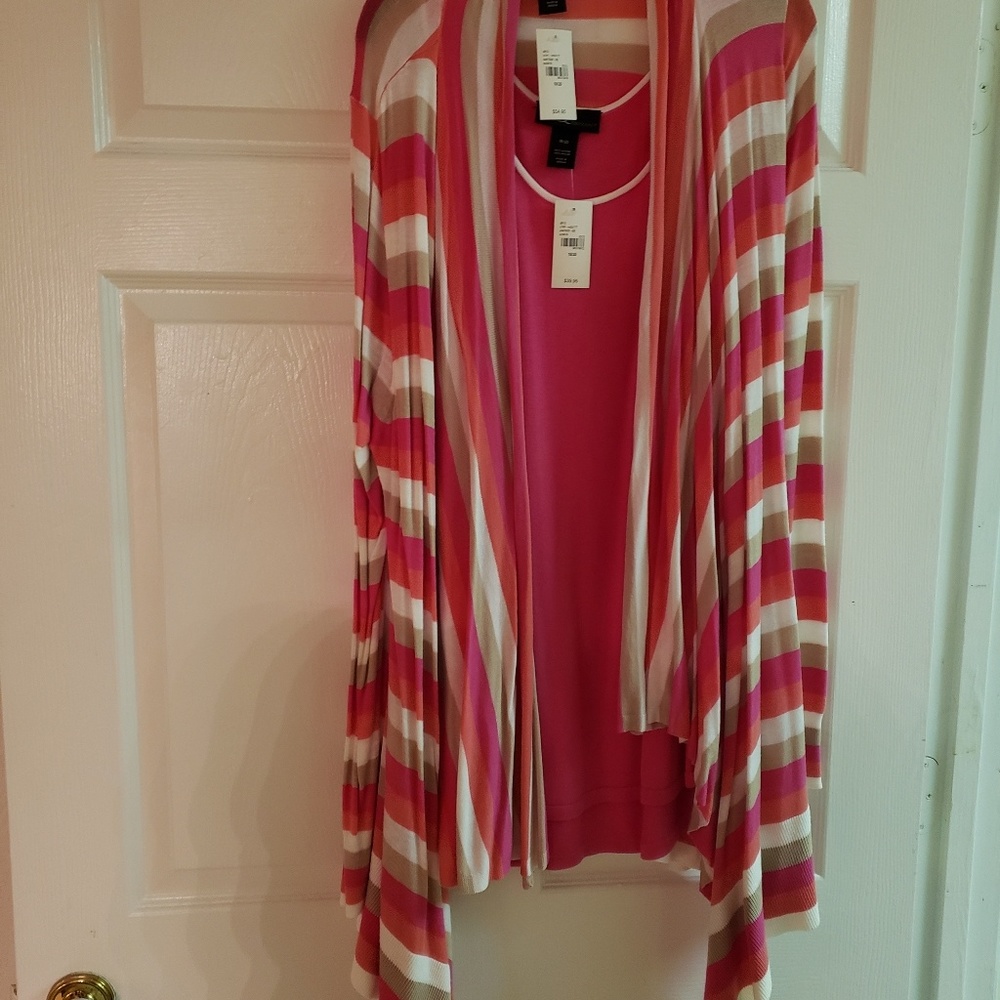 Sweater jacket and shell sweater